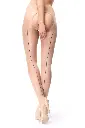 P211 open crotch pantyhose visone missO.